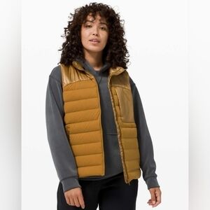Lululemon Navigation Stretch Down Vest Spiced Bronze Size 2.